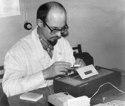 В лаборатории АПОС. 1982 год