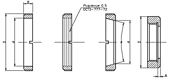 Калибр кольцо резьбовое чертеж